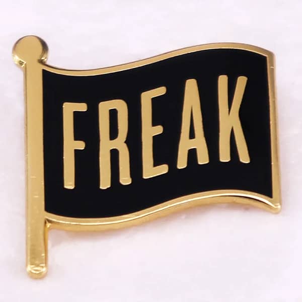 Freak Flag Enamel Pin